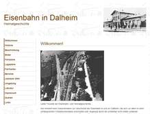 Tablet Screenshot of eisenbahn-in-dalheim.de